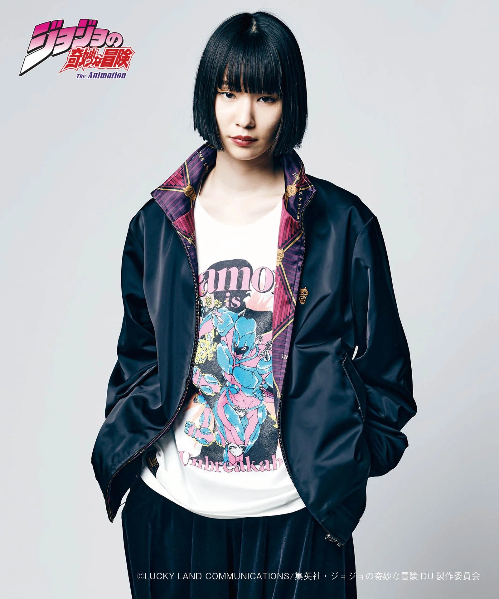 Jojo's Bizarre Adventure x Glamb Fashion Collection - Killer Queen Reversible Jacket (2 Types)