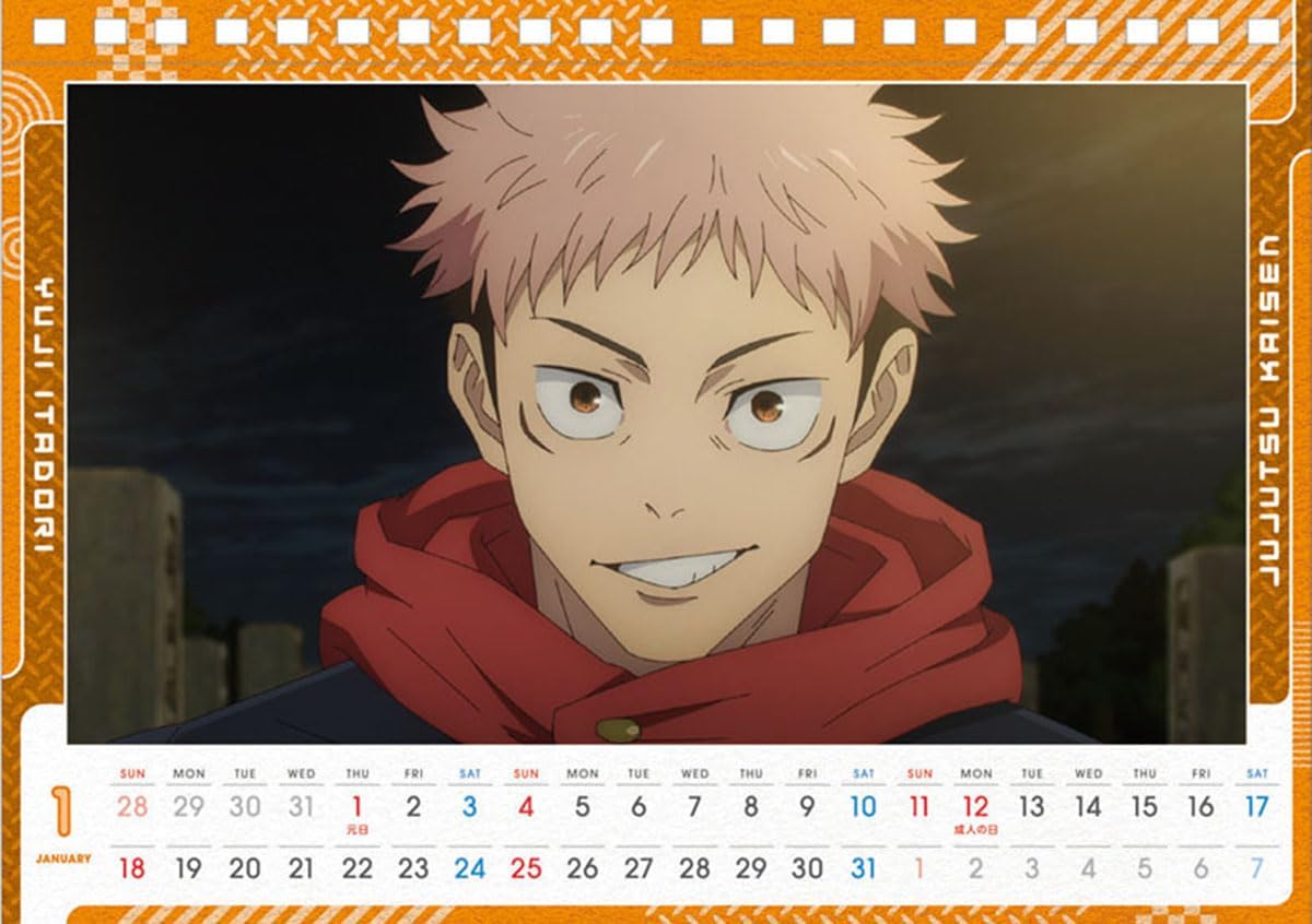 Jujutsu Kaisen - 2026 Calendar (2 Types)