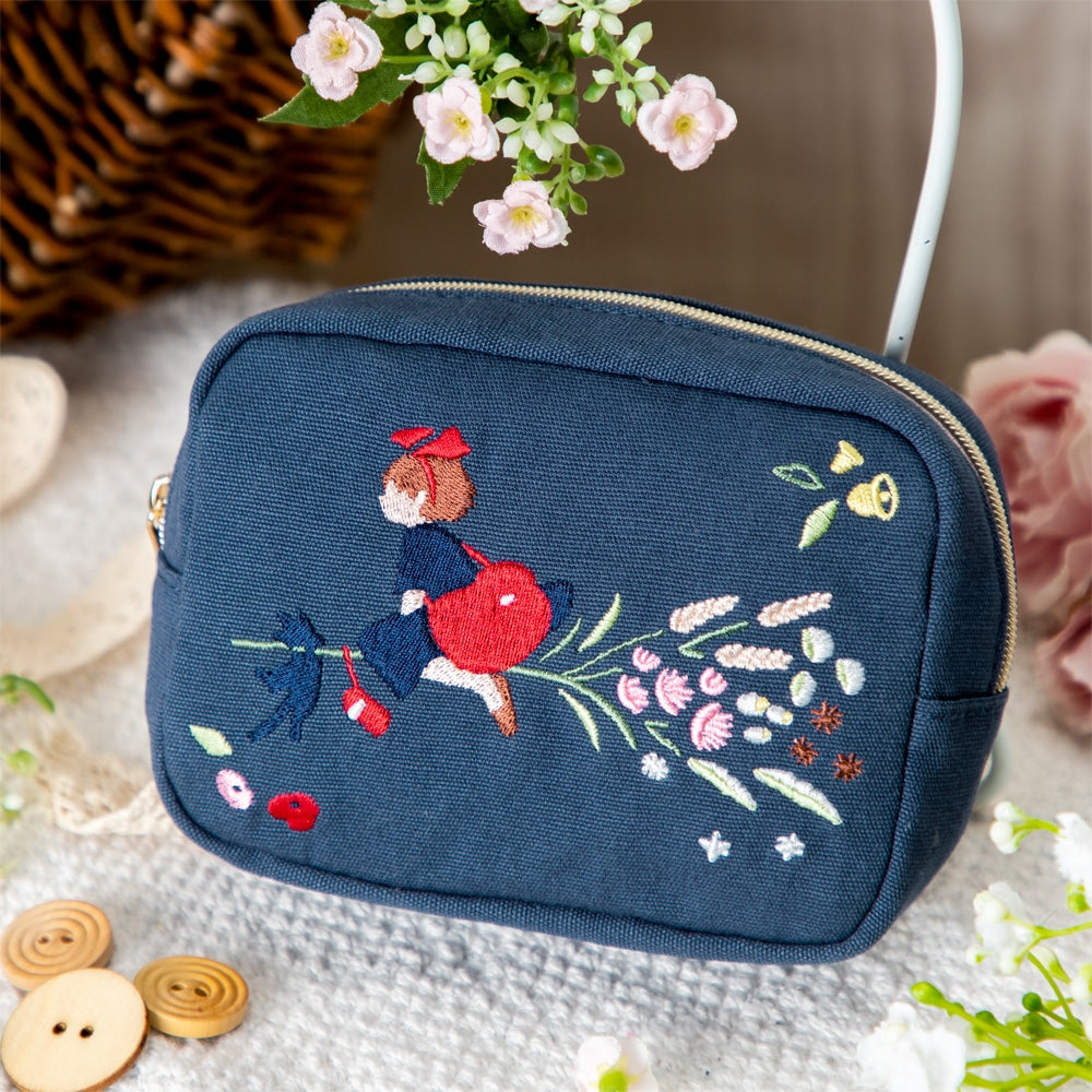 Kiki's Delivery Service - Flower Wreath Embroidery Series Mini Pouch