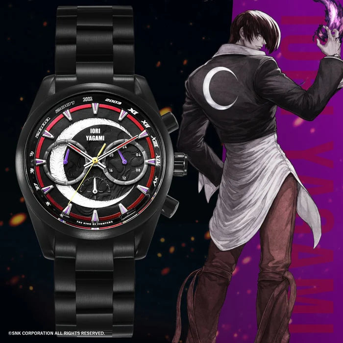 King of Fighters 30th Anniversary - Chronograph Wacth Iori Yagami