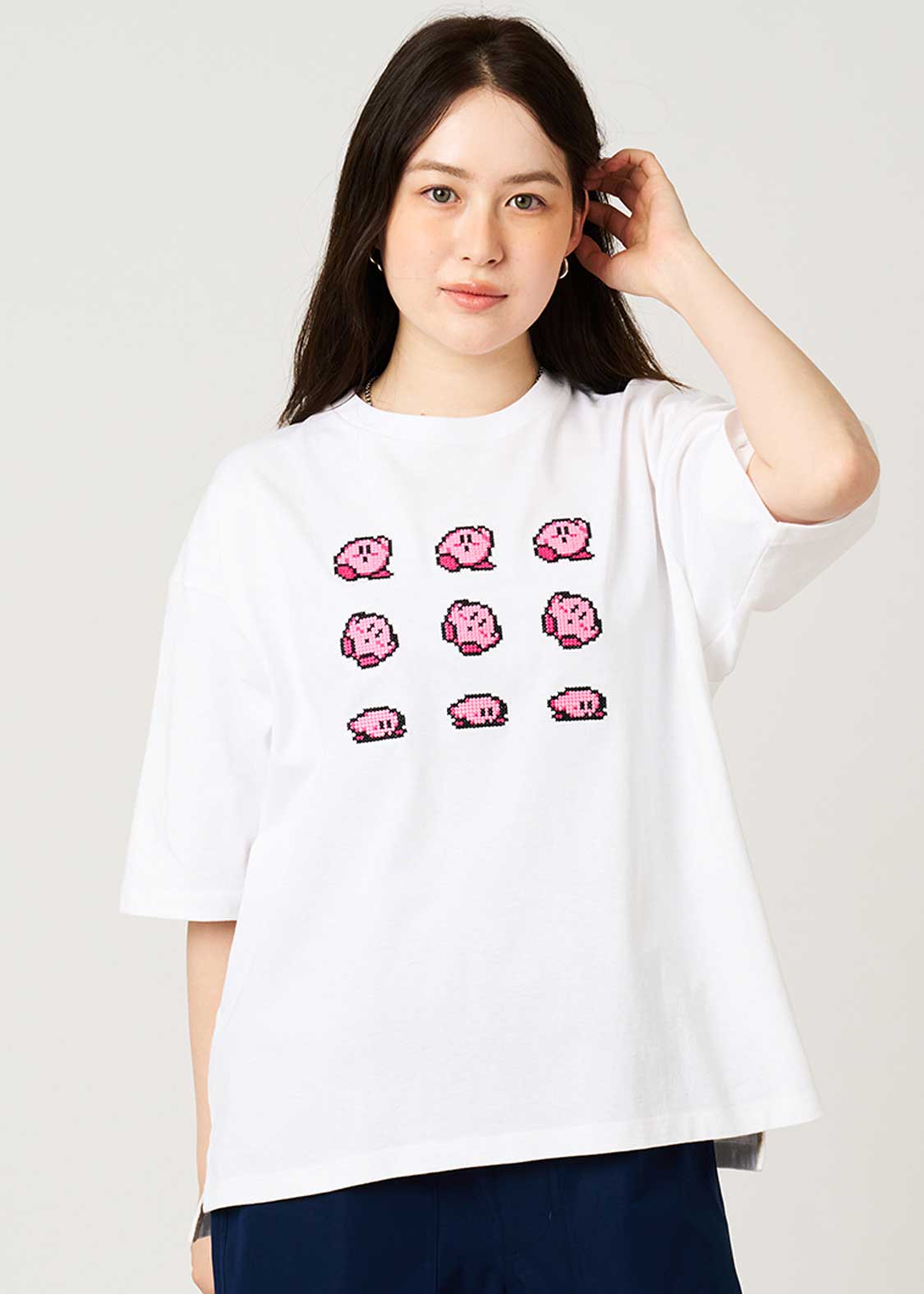 Kirby X Graniph Fashion Collection - Clear Dance Big Silhouette T-Shirt