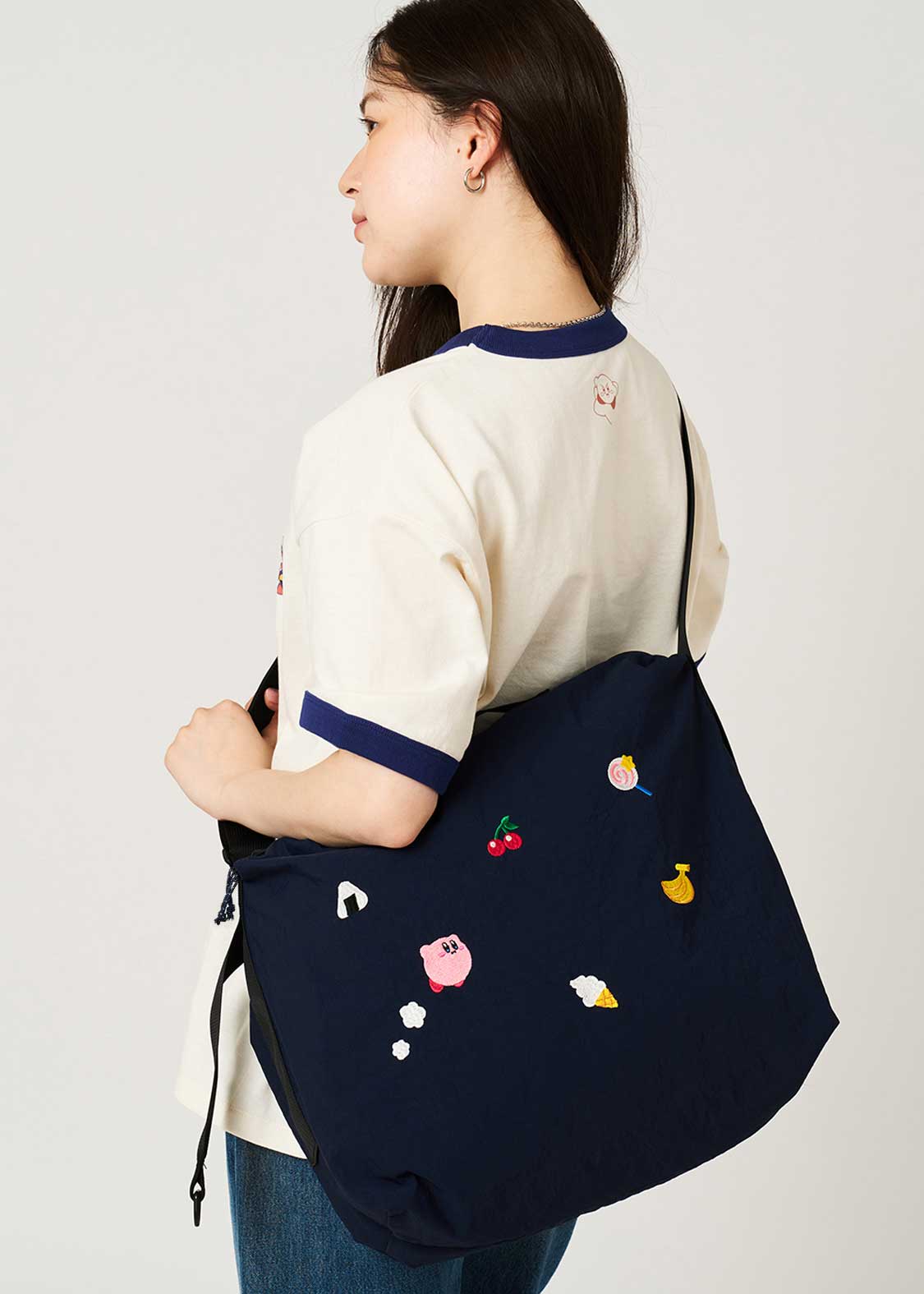 Kirby X Graniph Fashion Collection - Gourmet Race Nylon Shoulder Bag