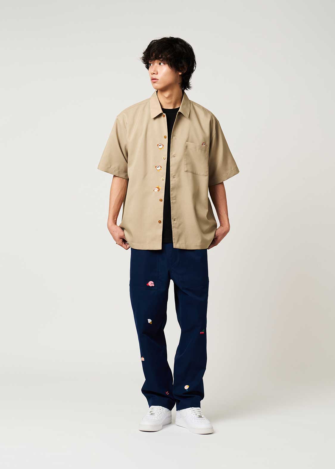 Kirby X Graniph Fashion Collection - Hang In There WaddleDee Short Sleeve Shirt