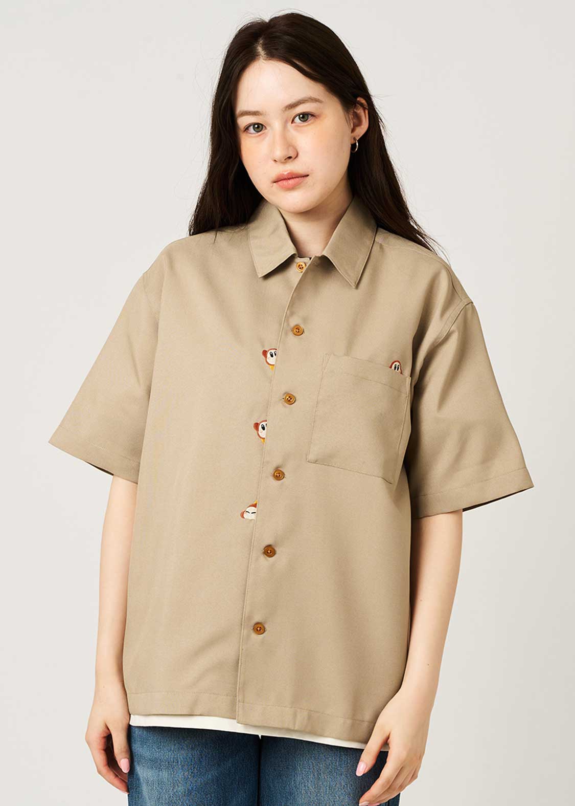 Kirby X Graniph Fashion Collection - Hang In There WaddleDee Short Sleeve Shirt