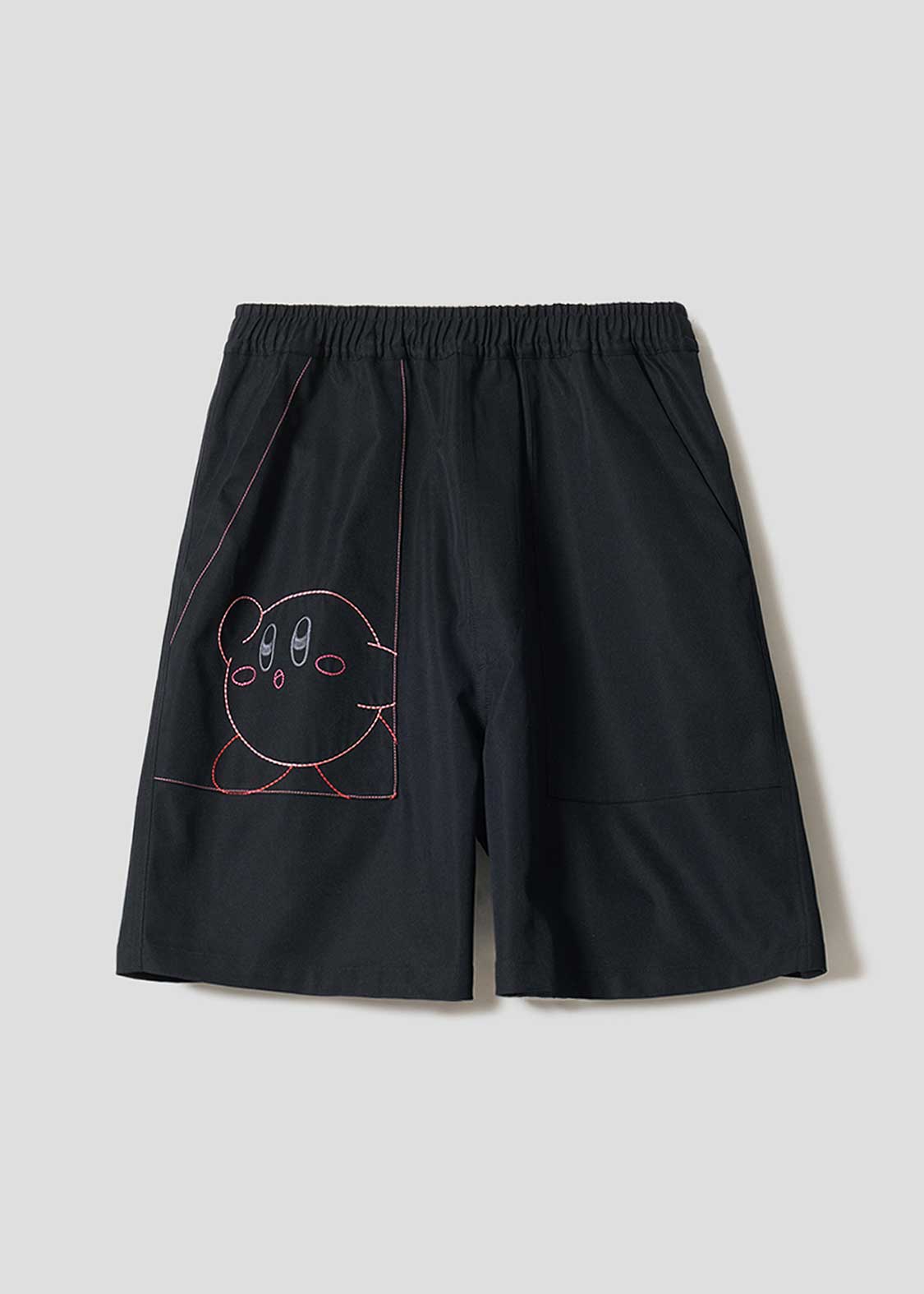 Kirby X Graniph Fashion Collection - Inhale The Stitches Big Silhouette Shorts