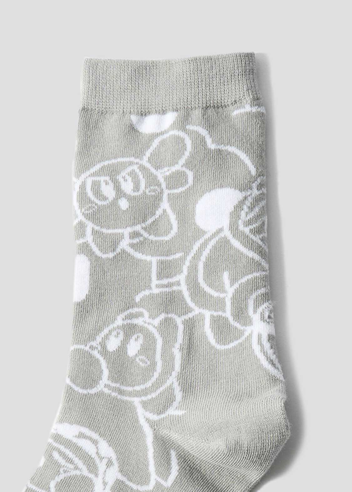 Kirby X Graniph Fashion Collection - Pattern Mid-lenght Socks