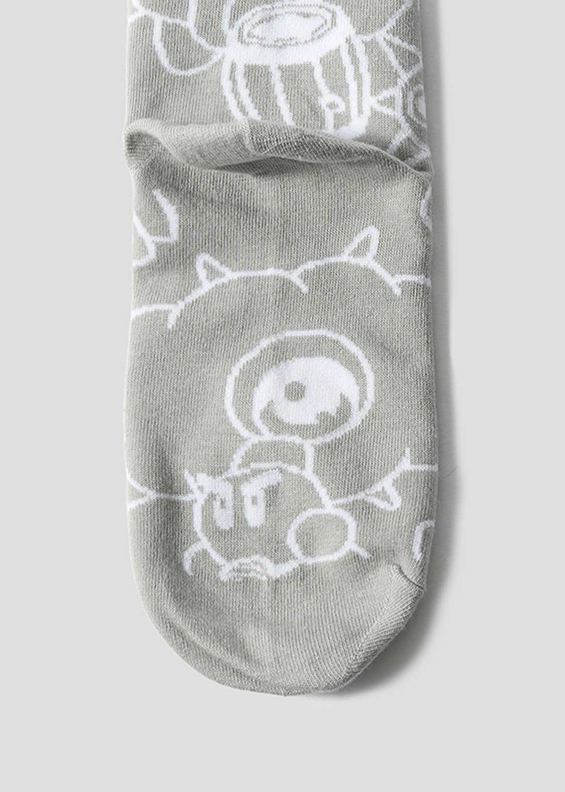 Kirby X Graniph Fashion Collection - Pattern Mid-lenght Socks
