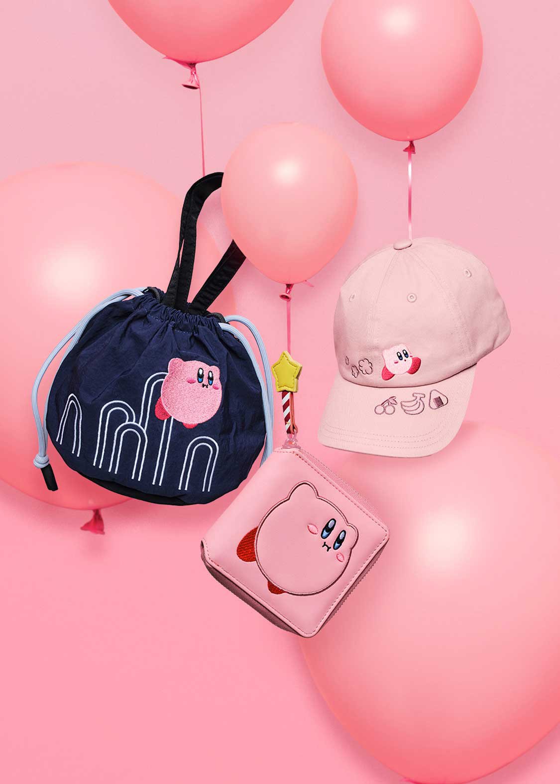 Kirby X Graniph Fashion Collection - Pukupuku Kirby Zip Wallet