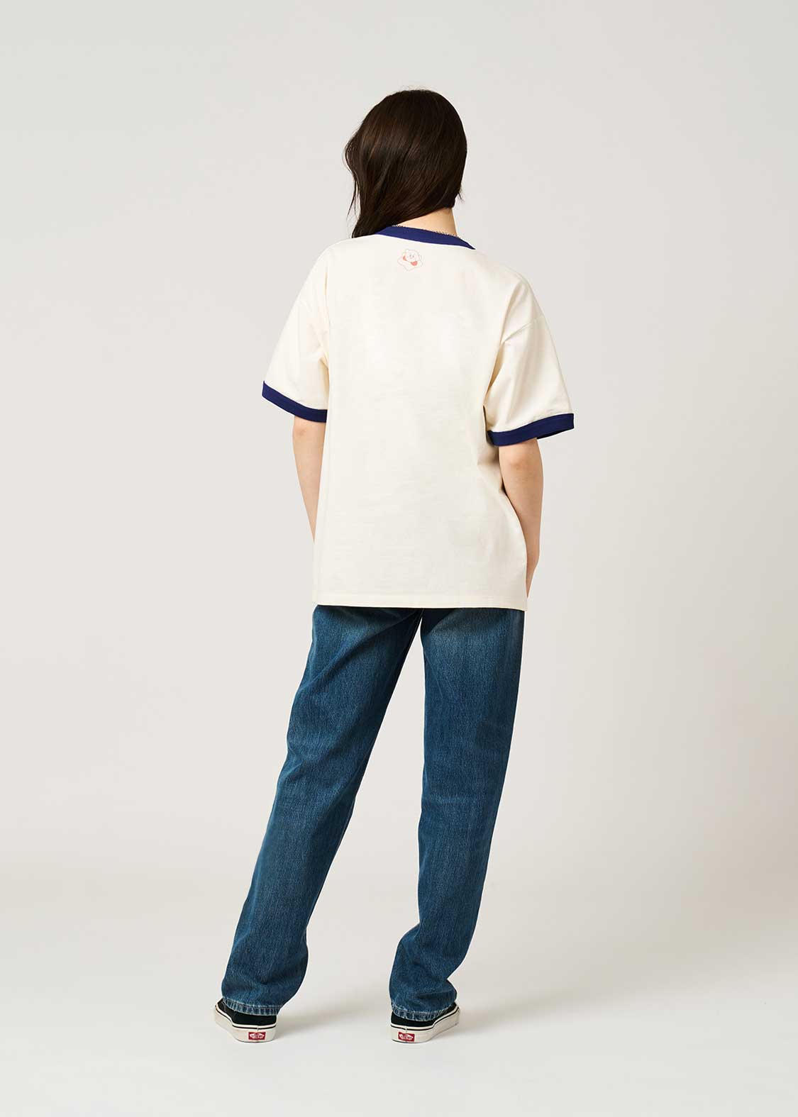 Kirby X Graniph Fashion Collection - This is tough! Big Silhouette Trim T-Shirt