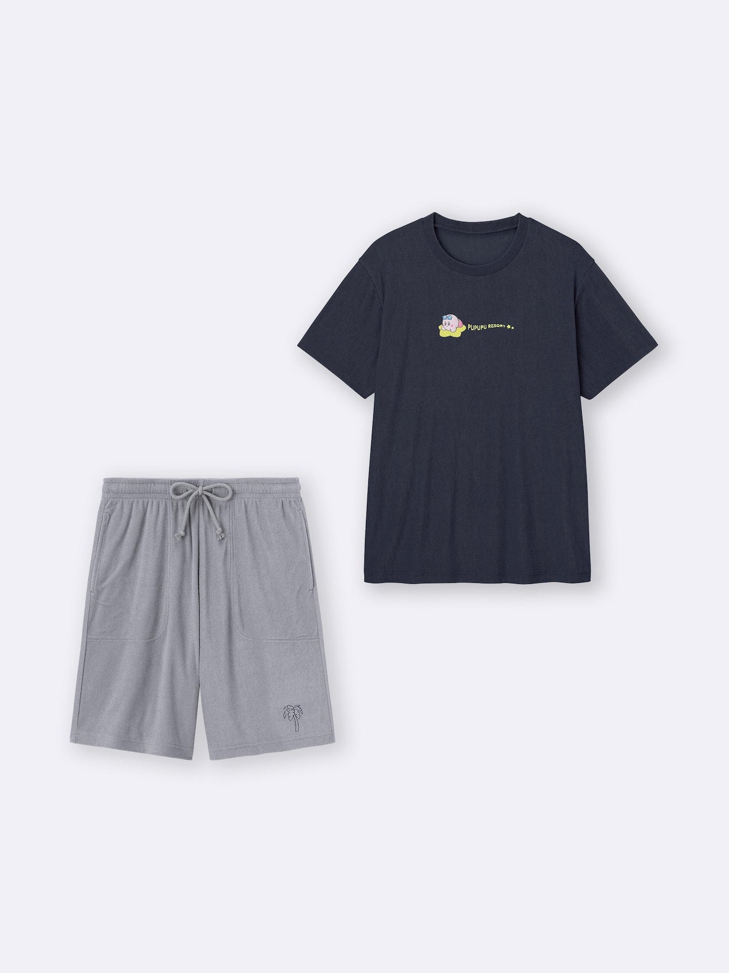 Kirby x GU Pupupu Resort - Men Pile Lounge Set (3 Designs)