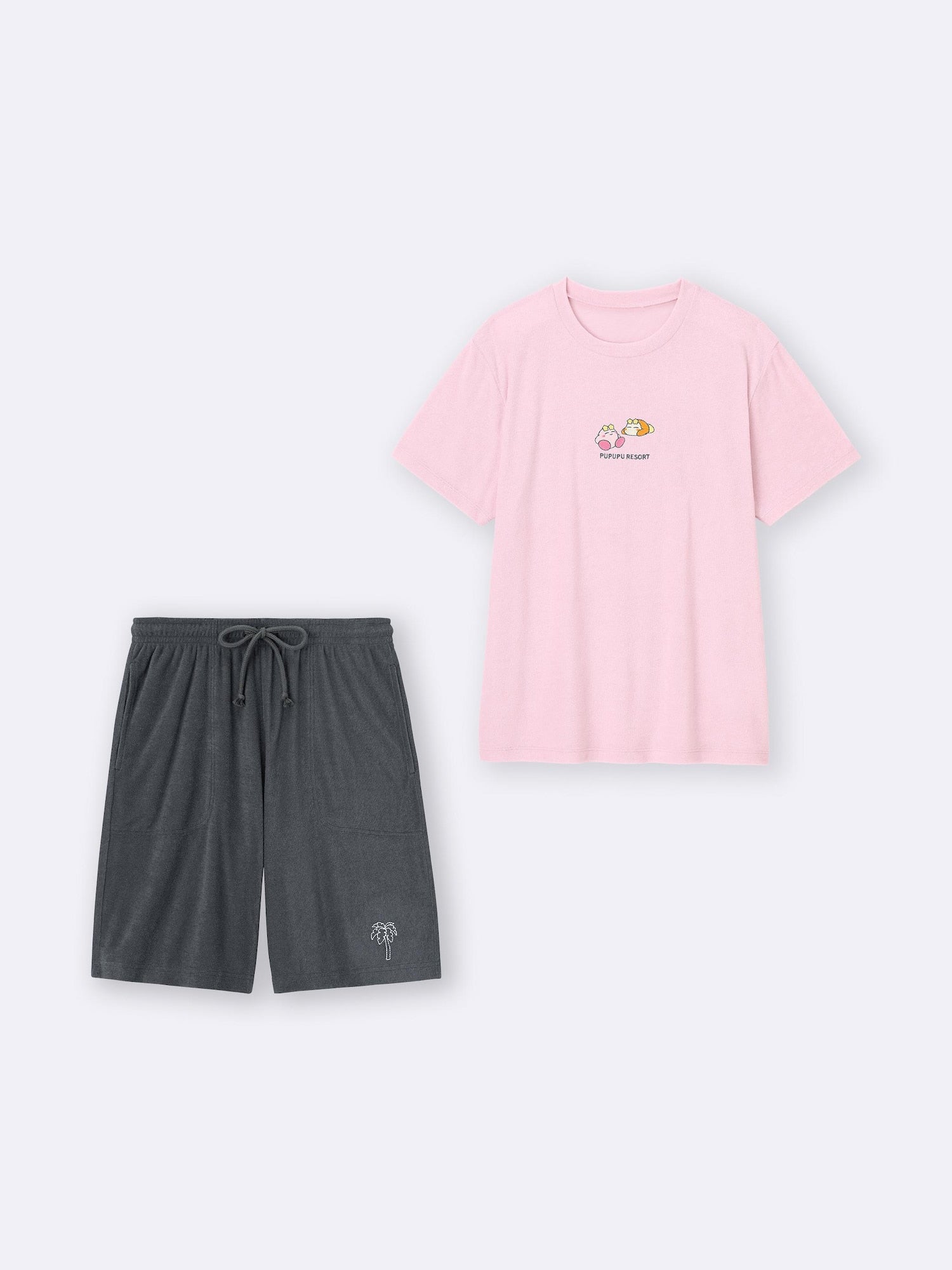Kirby x GU Pupupu Resort - Men Pile Lounge Set (3 Designs)