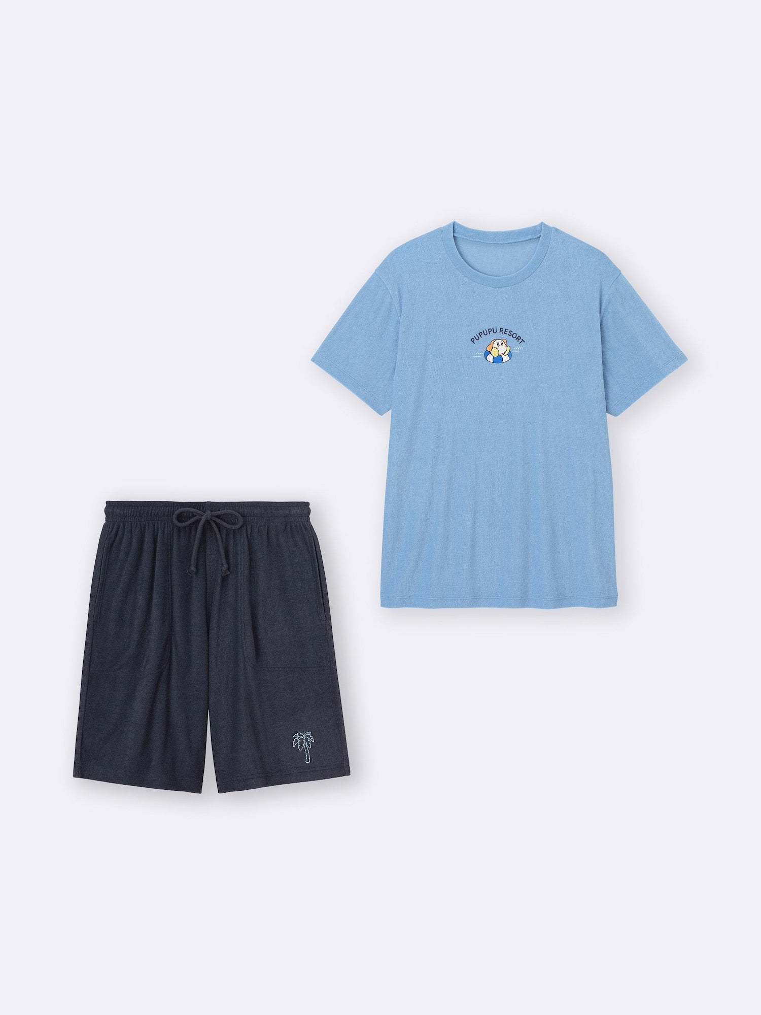 Kirby x GU Pupupu Resort - Men Pile Lounge Set (3 Designs)