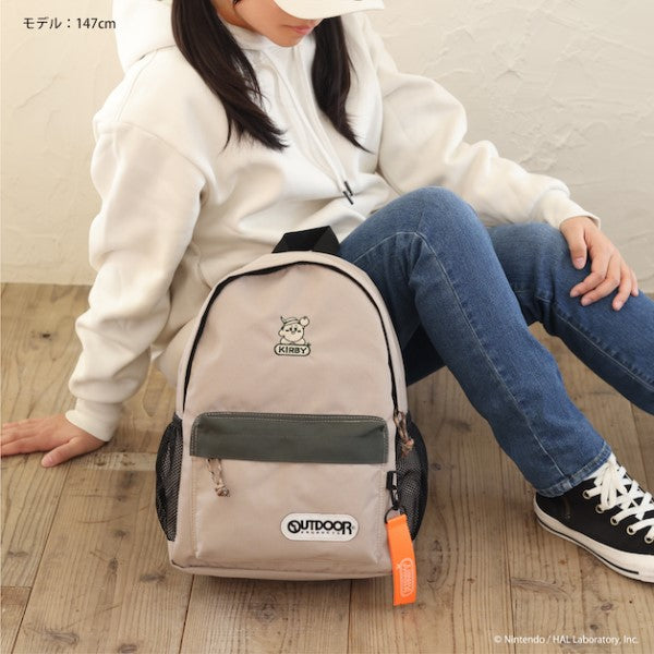 Kirby of The Stars - Kirby Wood Camp OUTDOOR Products Collaboration Daypack (S)