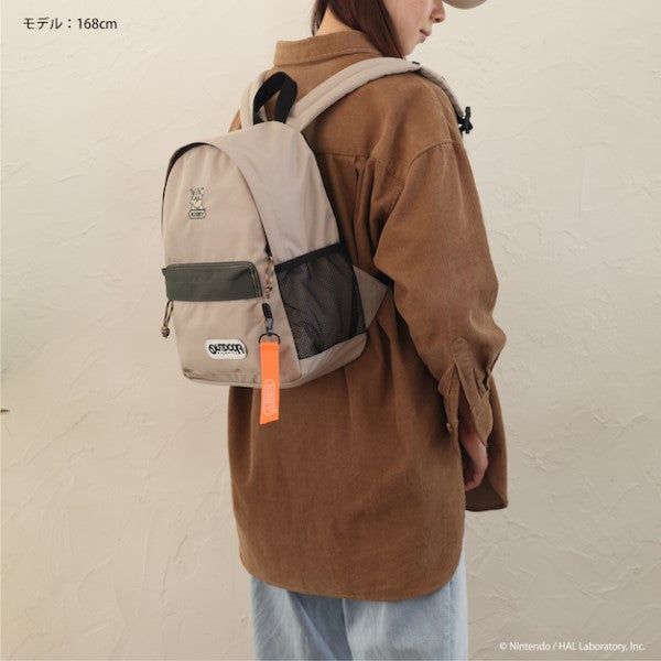 Kirby of The Stars - Kirby Wood Camp OUTDOOR Products Collaboration Daypack (S)