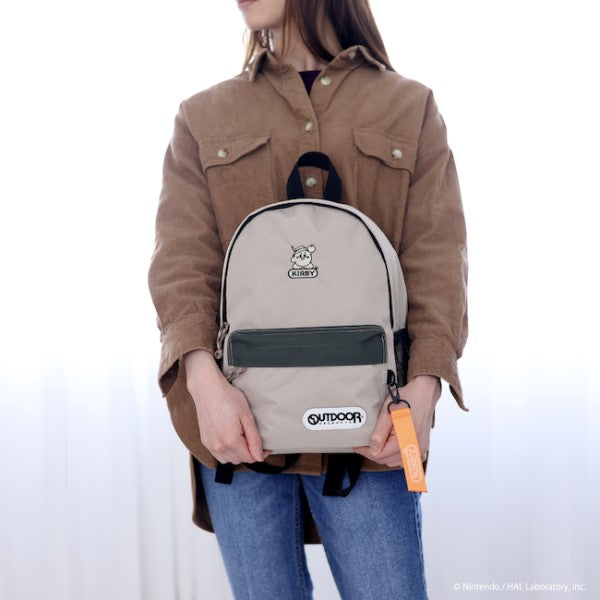 Kirby of The Stars - Kirby Wood Camp OUTDOOR Products Collaboration Daypack (S)