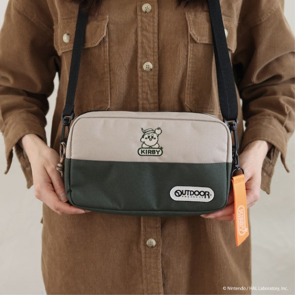 Kirby of The Stars - Kirby Wood Camp OUTDOOR Products Collaboration Gadget Pouch