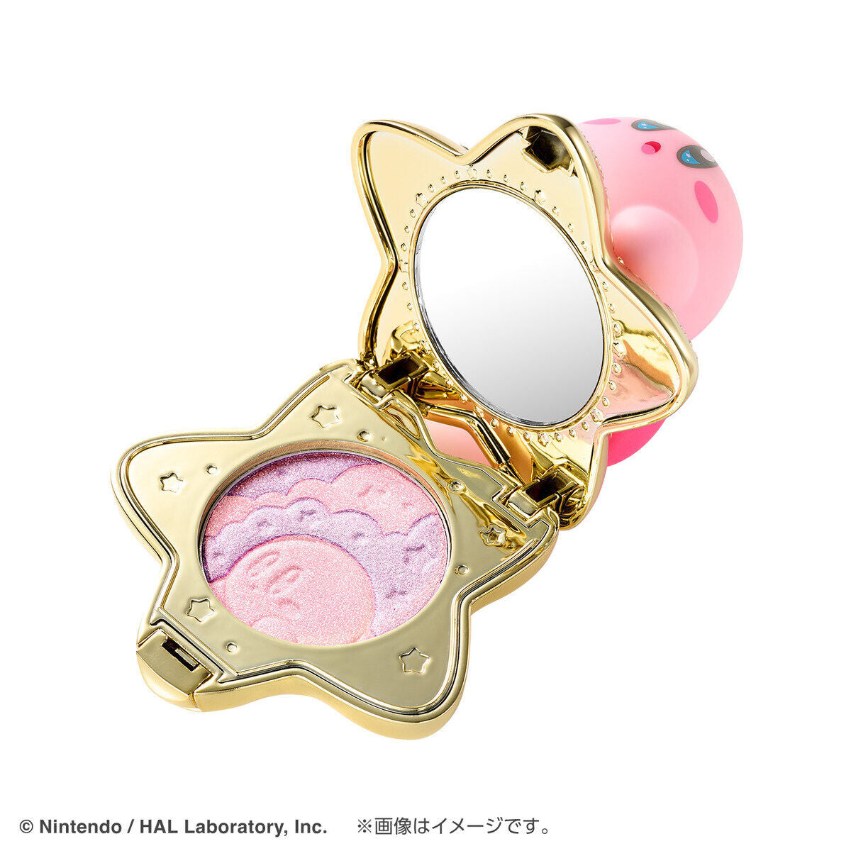 Kirby of The Stars - Kirby and Warp Star Cheek & Shiny Powder