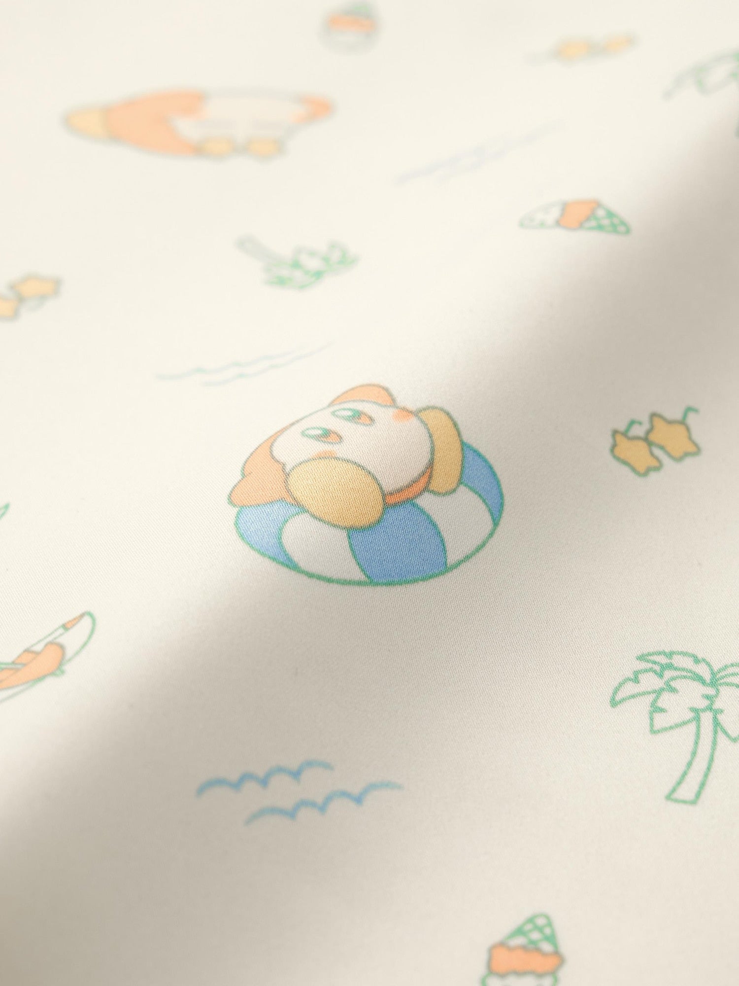 Kirby x GU Pupupu Resort - Women Satin Pajamas (2 Designs)