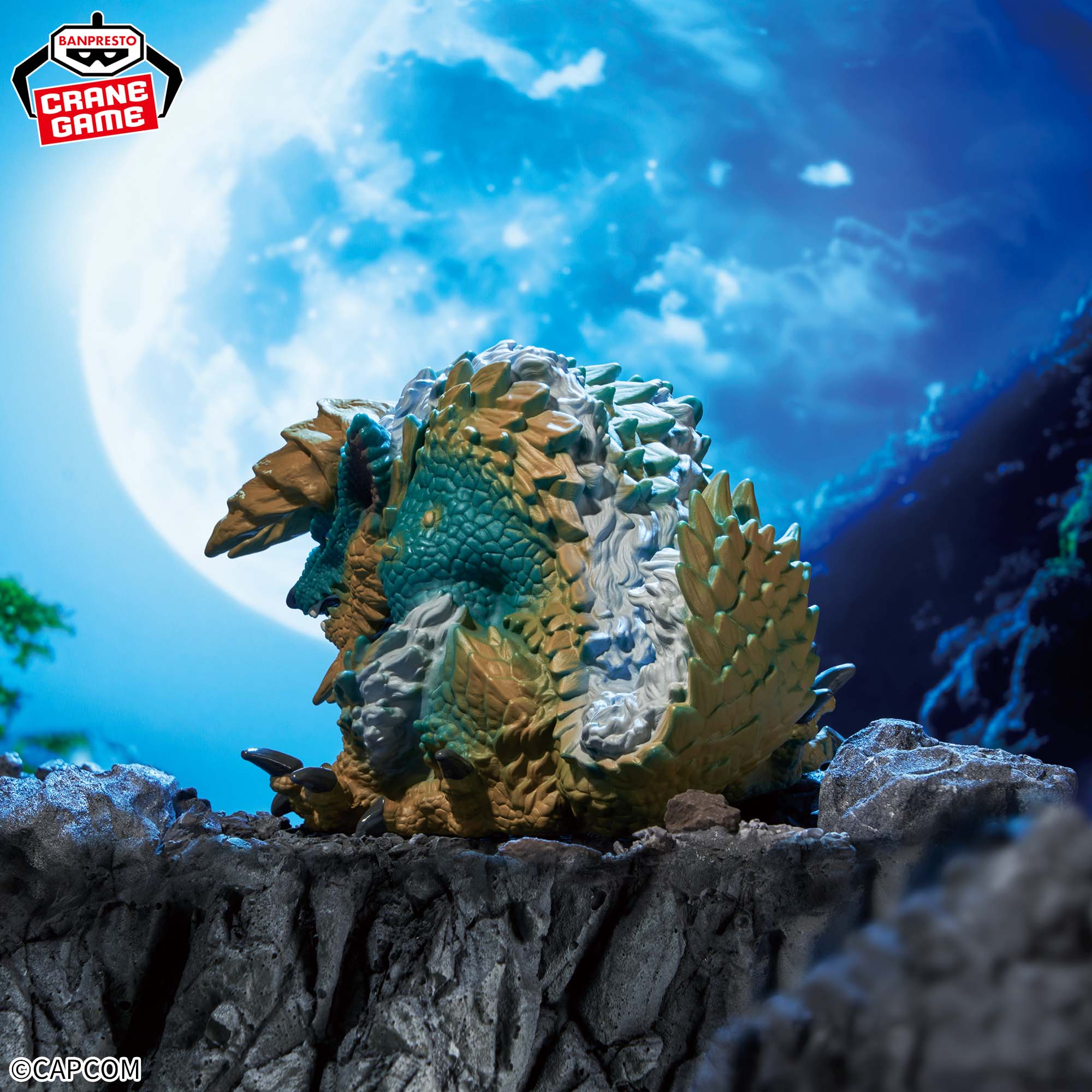 MONSTER HUNTER FIGURE MONSTER HUNTER THE RESIDENT BEAST JINOUGA - THUNDER IN THE MOONLIGHT ZINOGRE