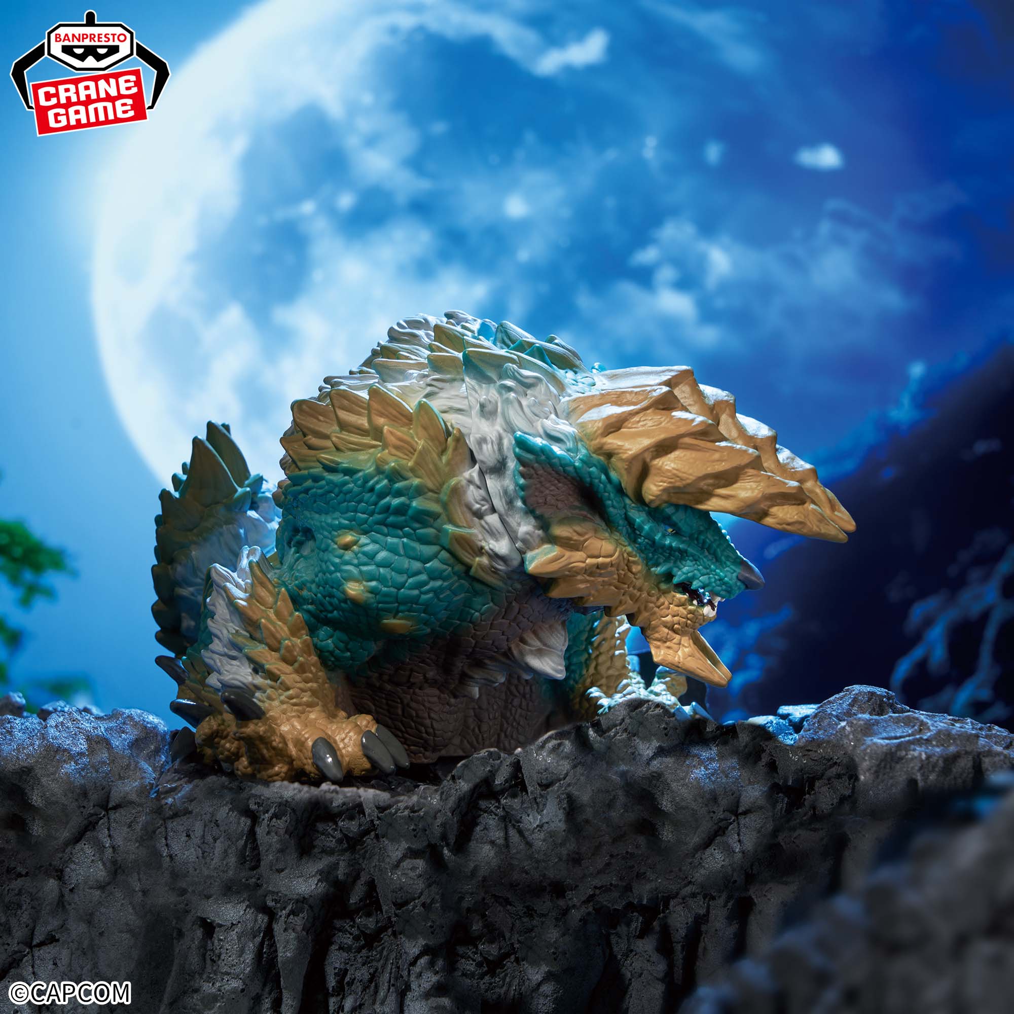 MONSTER HUNTER FIGURE MONSTER HUNTER THE RESIDENT BEAST JINOUGA - THUNDER IN THE MOONLIGHT ZINOGRE