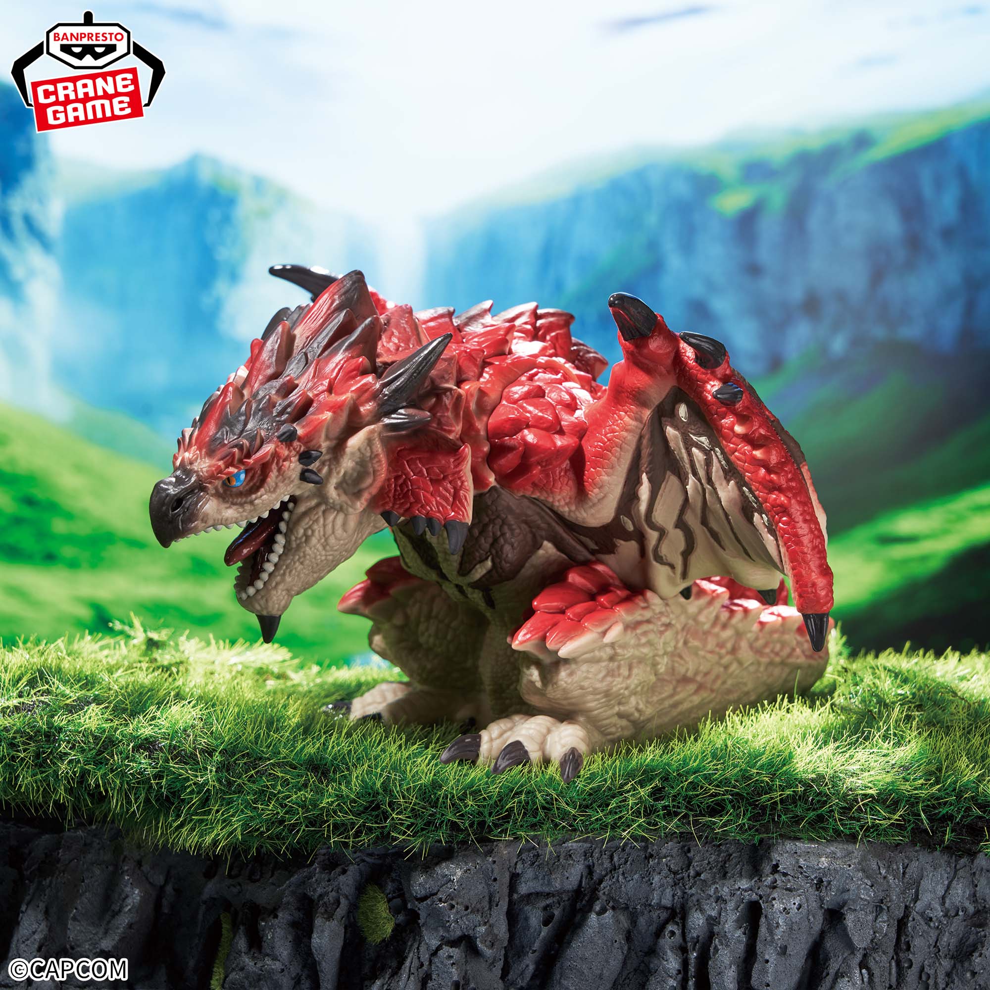 MONSTER HUNTER FIGURE MONSTER HUNTER THE SEATED BEAST RATHALOS FIERCE BATTLE - THE MALE FIRE DRAGON RATHALOS