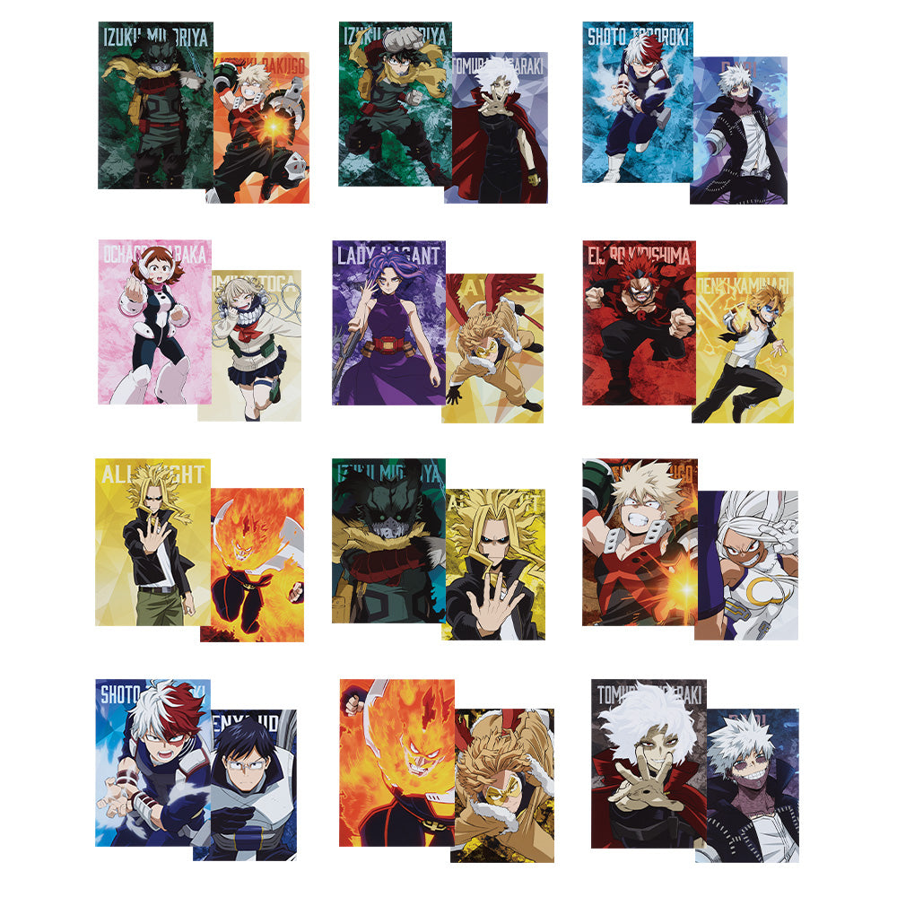 MY HERO ACADEMIA - ICHIBAN KUJI FORM OF JUSTICE - PRIZE G - CLEAR CASE STAND  FULL SET 12 Pcs