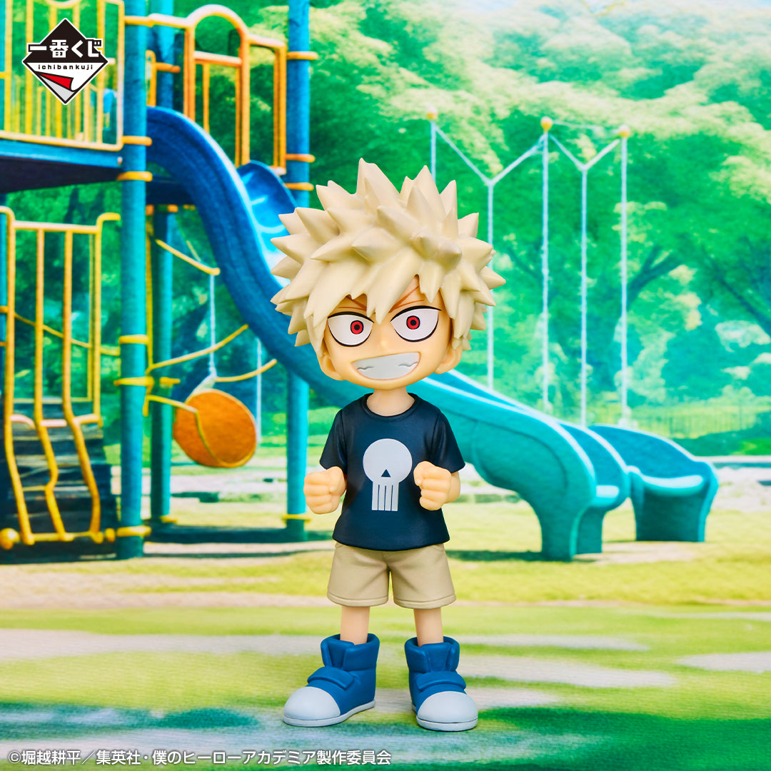 MY HERO ACADEMIA FIGURE - ICHIBAN KUJI TWO PEOPLE'S ADMIRATION - PRIZE E - KATSUKI BAKUGO (CHILHOOD)