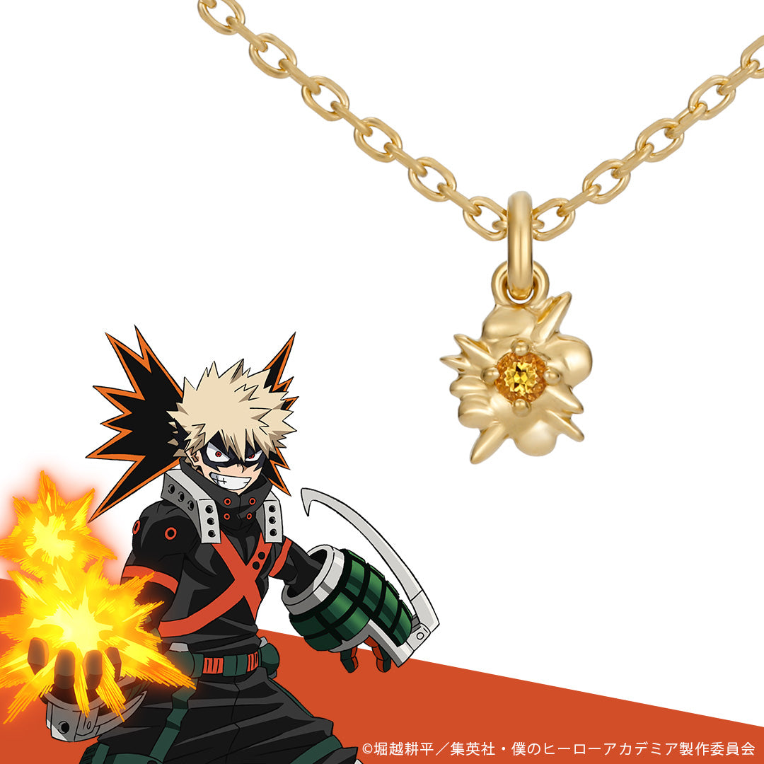 My Hero Academia x U-Treasure - Petit Series Silver Necklace Yellow Gold Coating Ver. (4 Types)