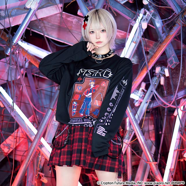 MEIKO Tシャツ Lサイズ ボーカロイド メイコ 初音ミク ボカロ Meiko x Listen Flavor - Hatsune Miku Long T-shirt – JumpIchiban
