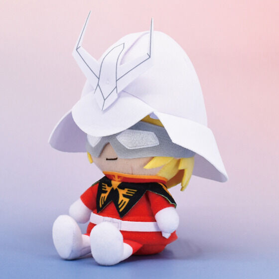 邦楽 Chibi Bandai Mobile Suit Gundam Chibi Plush Char Aznable Toy Plush
