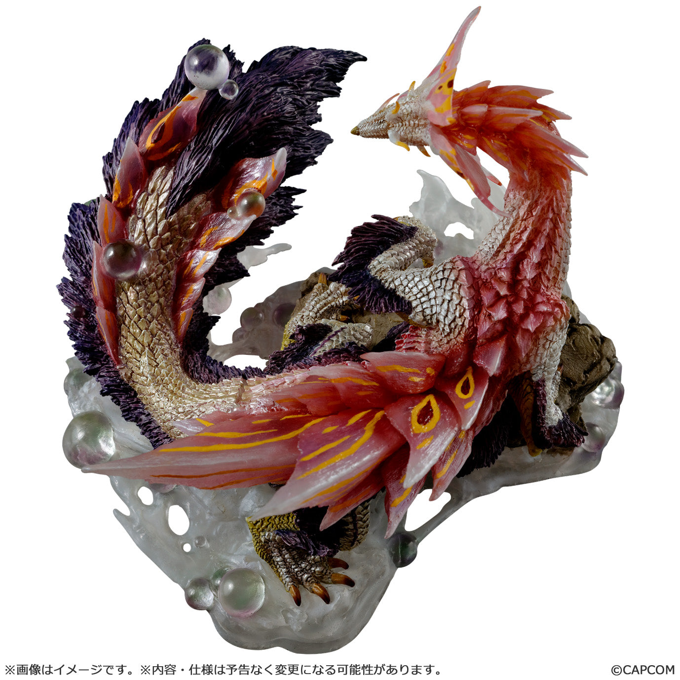 Monster Hunter Wilds Capcom Figure Builder Creators Model - Foam Fox Dragon Tamamitsune Reprint Edition