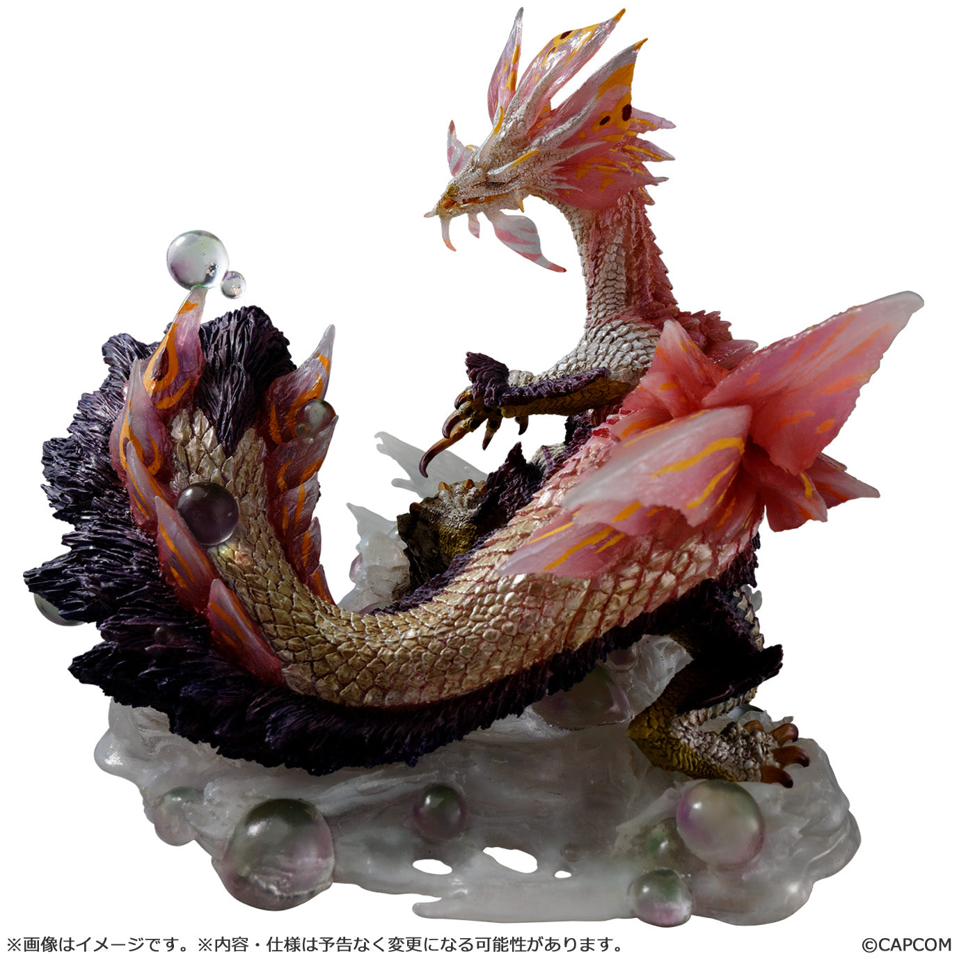 Monster Hunter Wilds Capcom Figure Builder Creators Model - Foam Fox Dragon Tamamitsune Reprint Edition