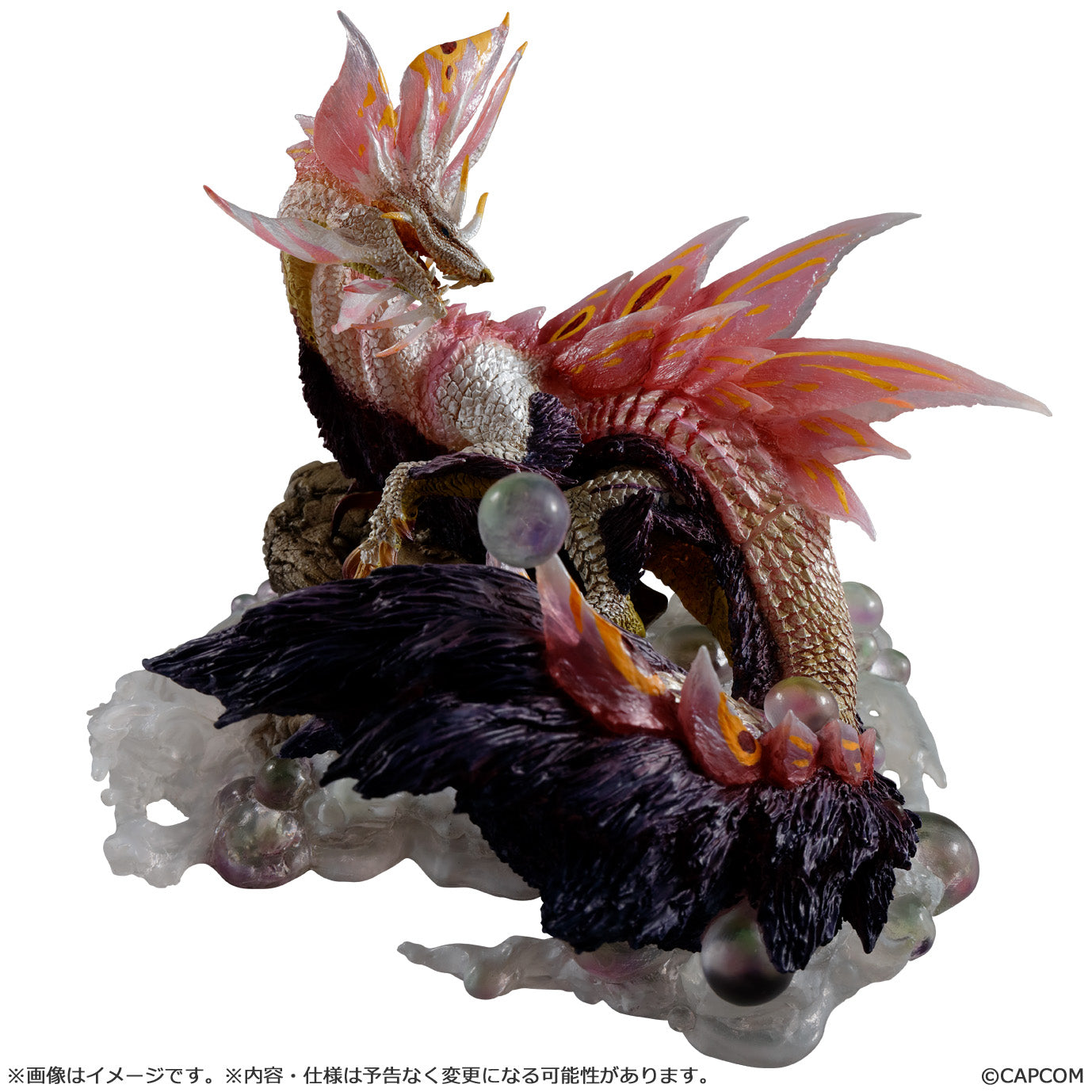 Monster Hunter Wilds Capcom Figure Builder Creators Model - Foam Fox Dragon Tamamitsune Reprint Edition