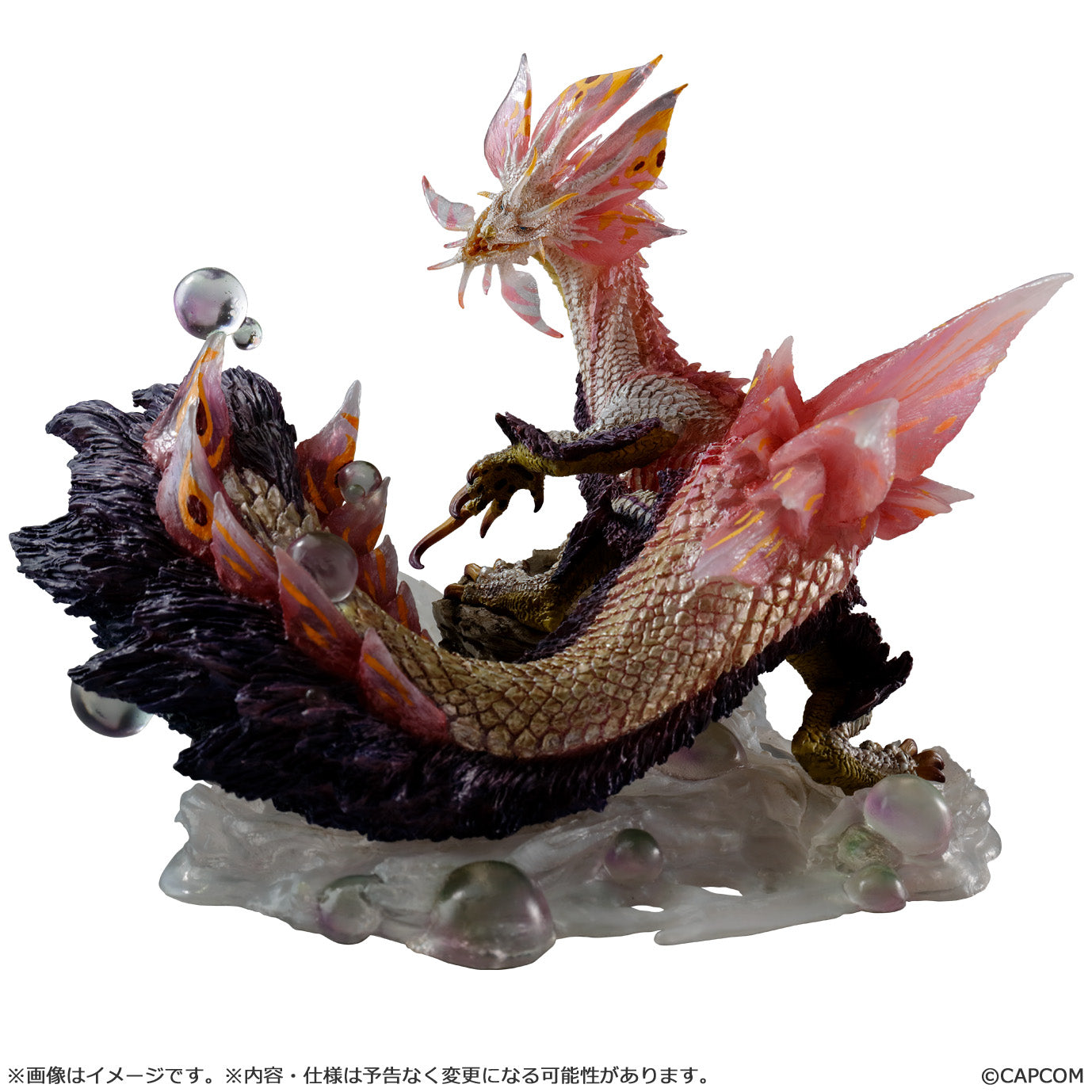Monster Hunter Wilds Capcom Figure Builder Creators Model - Foam Fox Dragon Tamamitsune Reprint Edition