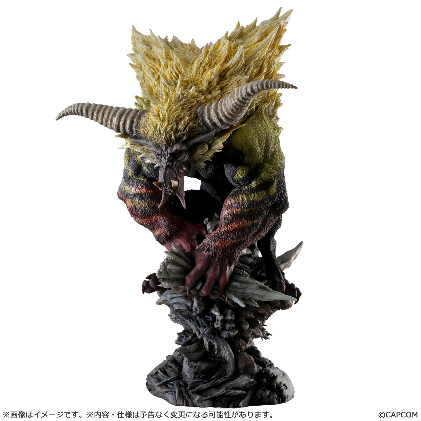 Monster Hunter Wilds Capcom Figure Builder Creators Model - Gold Lion Furious Rajang Reprint Edition