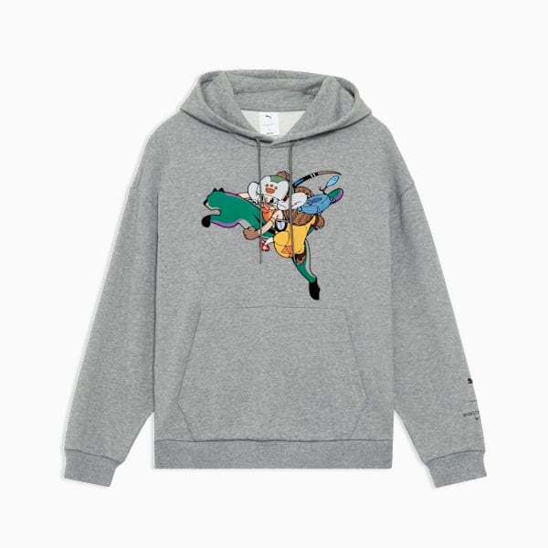 Monster Hunter Wilds x Puma - Unisex Felyne Grey Hoodie