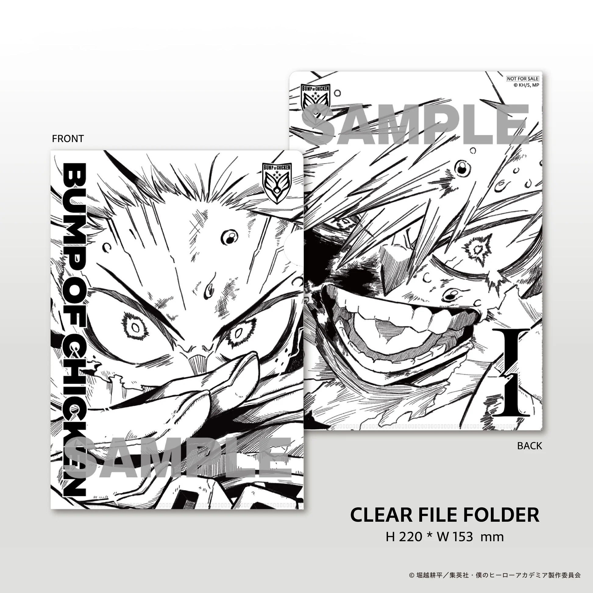 My Hero Academia - Final Season BUMP OF CHICKEN Clear File