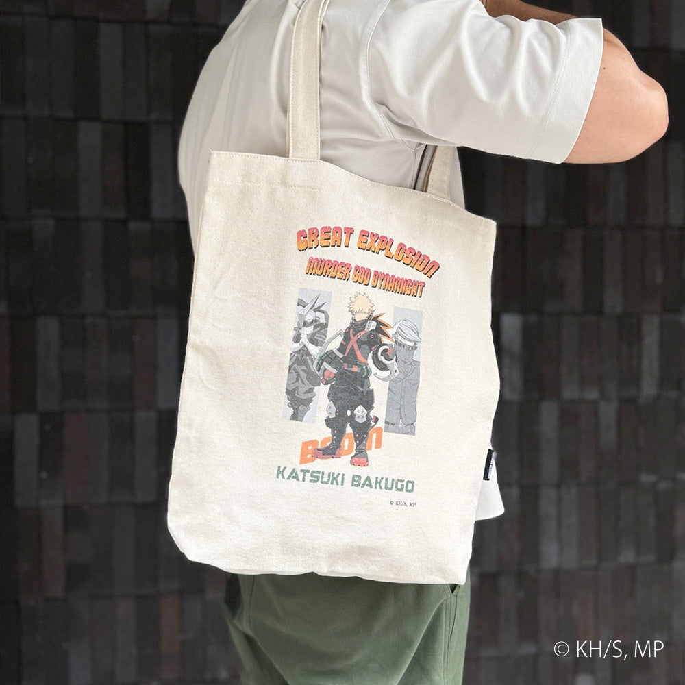 My Hero Academia - Katsuki Bakugo Crack Print Canvas Tote Bag