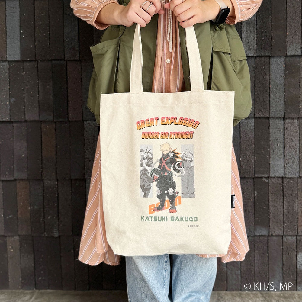 My Hero Academia - Katsuki Bakugo Crack Print Canvas Tote Bag