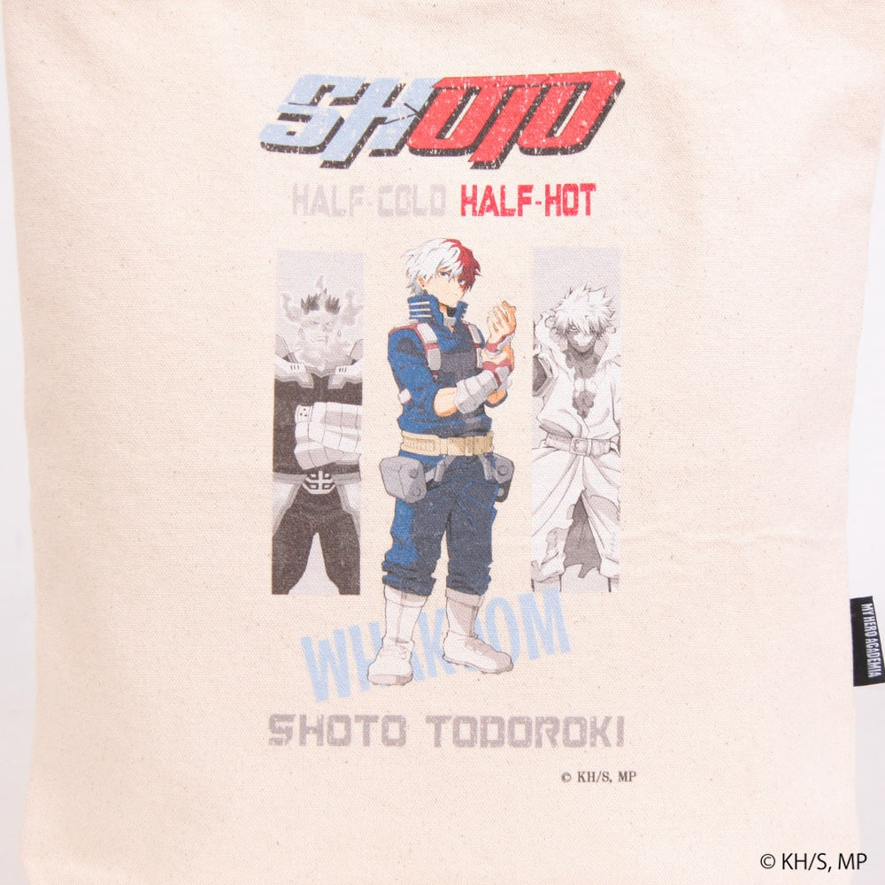 My Hero Academia - Shoto Todoroki Crack Print Canvas Tote Bag
