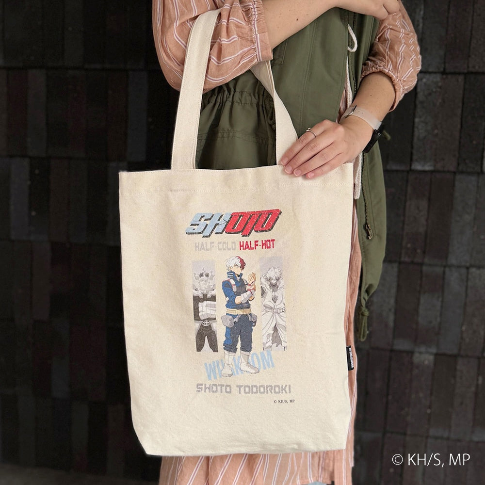 My Hero Academia - Shoto Todoroki Crack Print Canvas Tote Bag