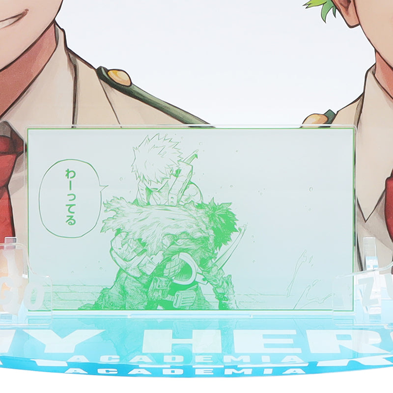 My Hero Academia Acrylic GIGA Figures Izuku Midoriya and Katsuki Bakugo