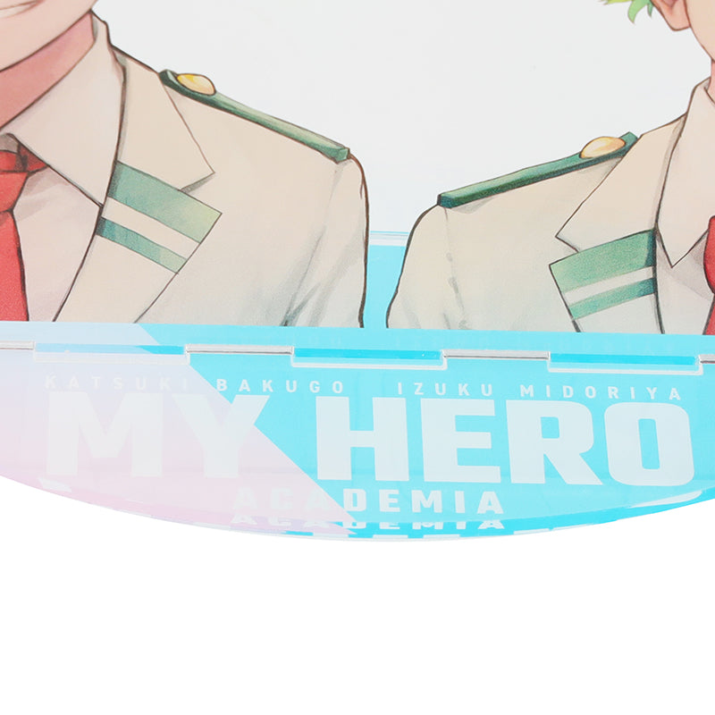 My Hero Academia Acrylic MEGA Figures Izuku Midoriya and Katsuki Bakugo