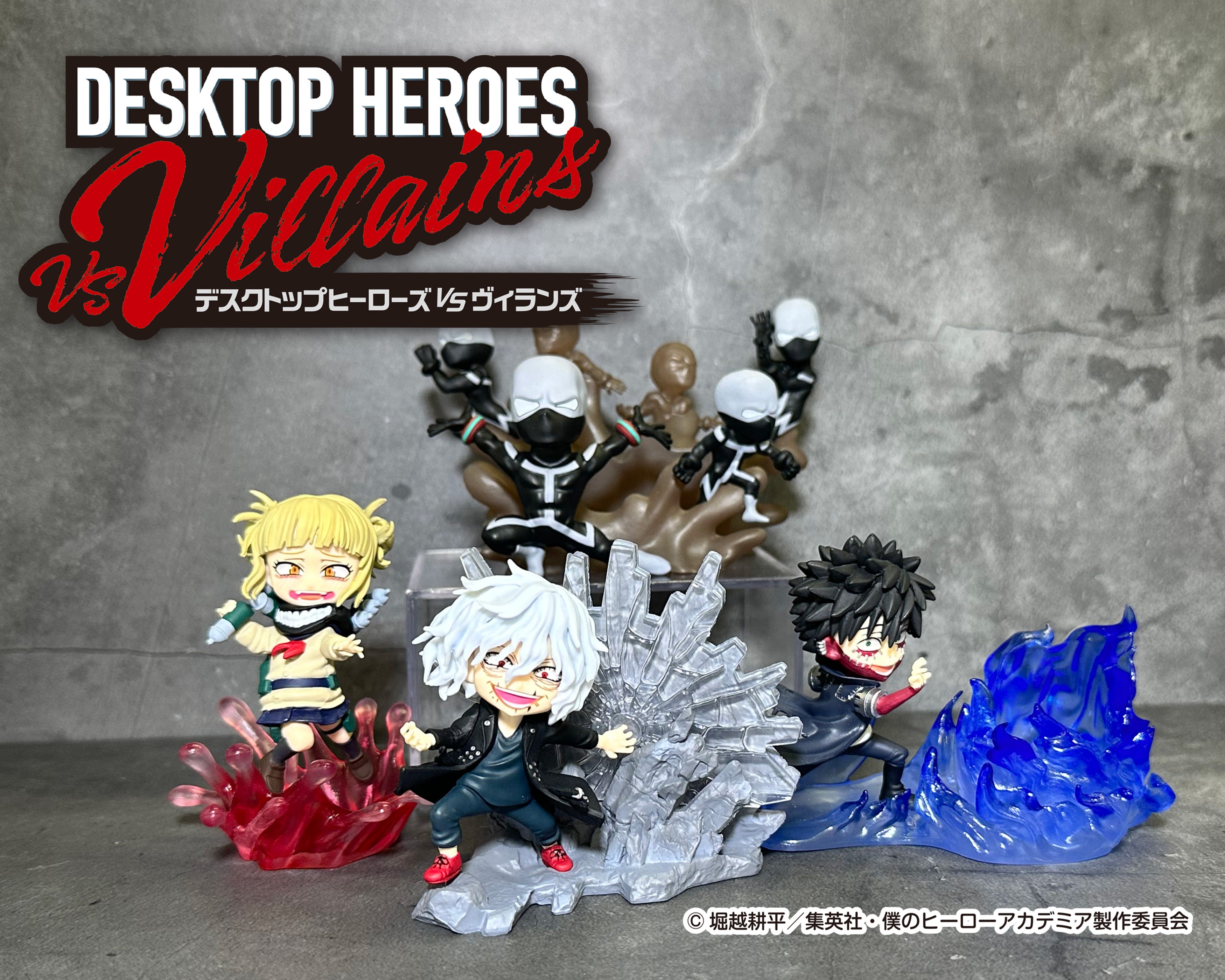 My Hero Academia DesQ - Desktop Heroes vs Villains Re-Ment Figure Complete Set of 6 Types