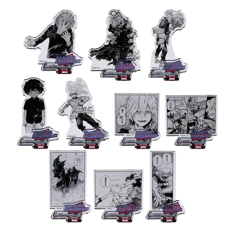My Hero Academia Jump Exclusive - Acrylic Figure Collection Villains Tomura Shigaraki Complete Set of 10 Types