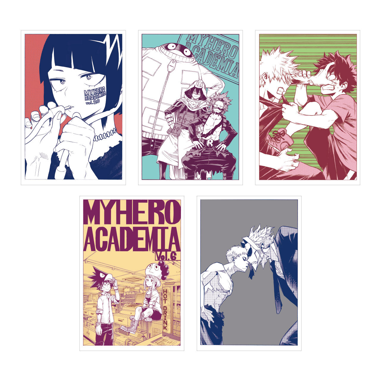 My Hero Academia Original Art Exhibition - Postcard Set in a Tin (20 Pieces)