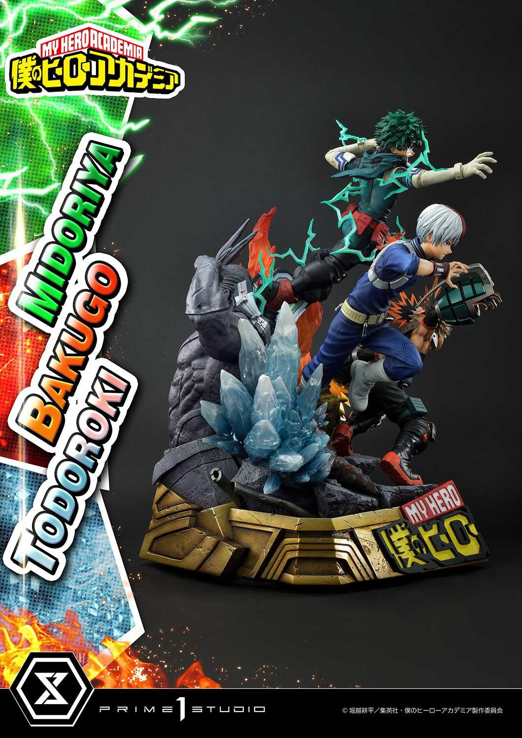 My Hero Academia Ultimate Premium Masterline - Izuku Midoriya Katsuki Bakugo and Shoto Todoroki DX Bonus Edition