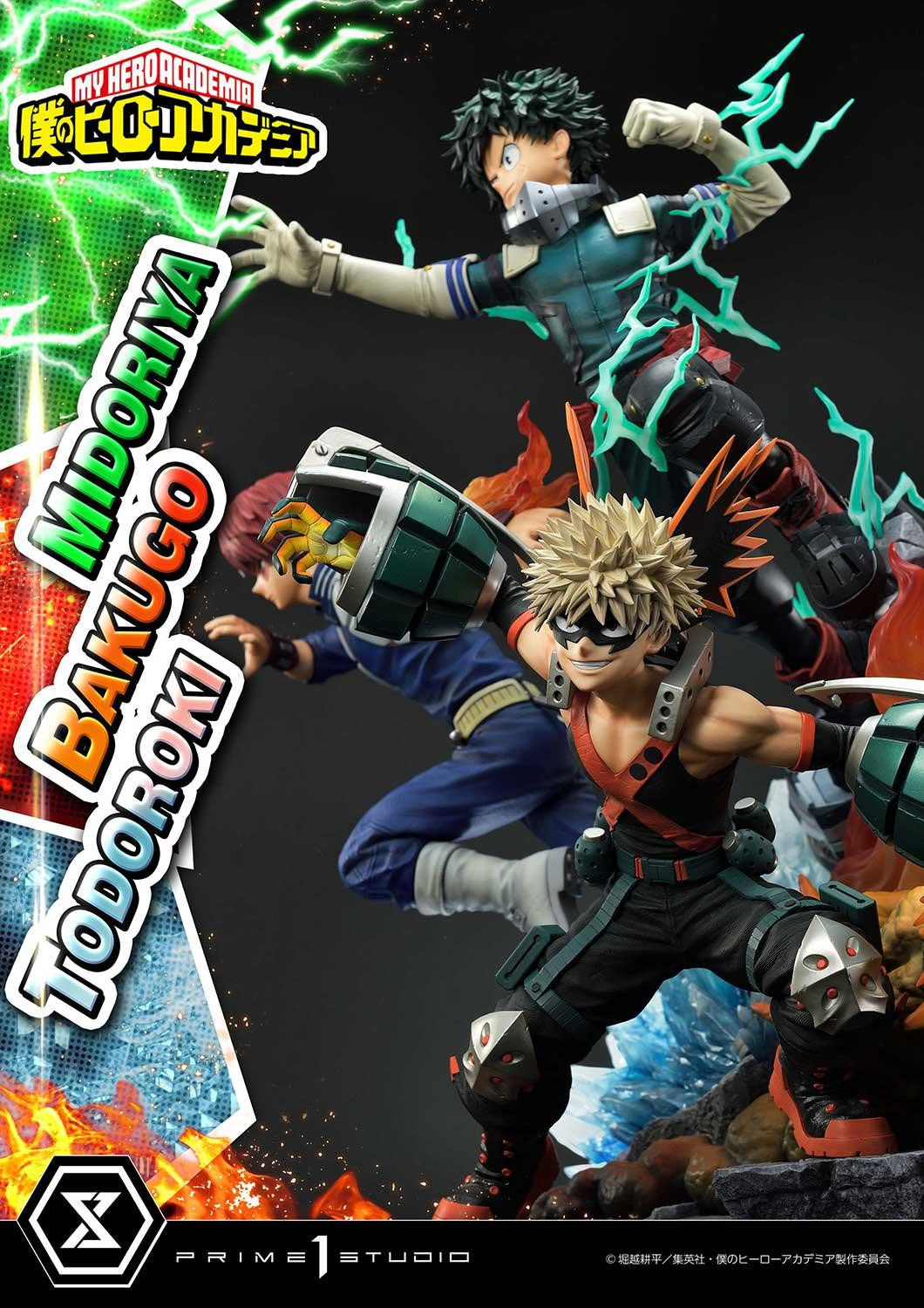 My Hero Academia Ultimate Premium Masterline - Izuku Midoriya Katsuki Bakugo and Shoto Todoroki DX Bonus Edition