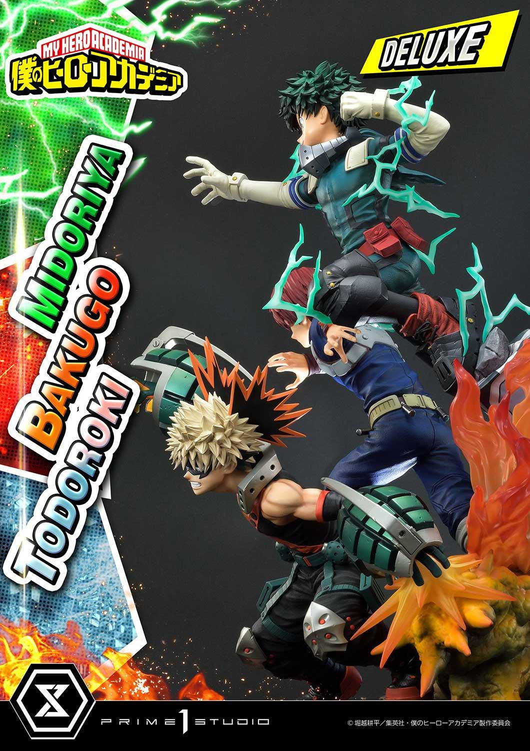 My Hero Academia Ultimate Premium Masterline - Izuku Midoriya Katsuki Bakugo and Shoto Todoroki DX Bonus Edition