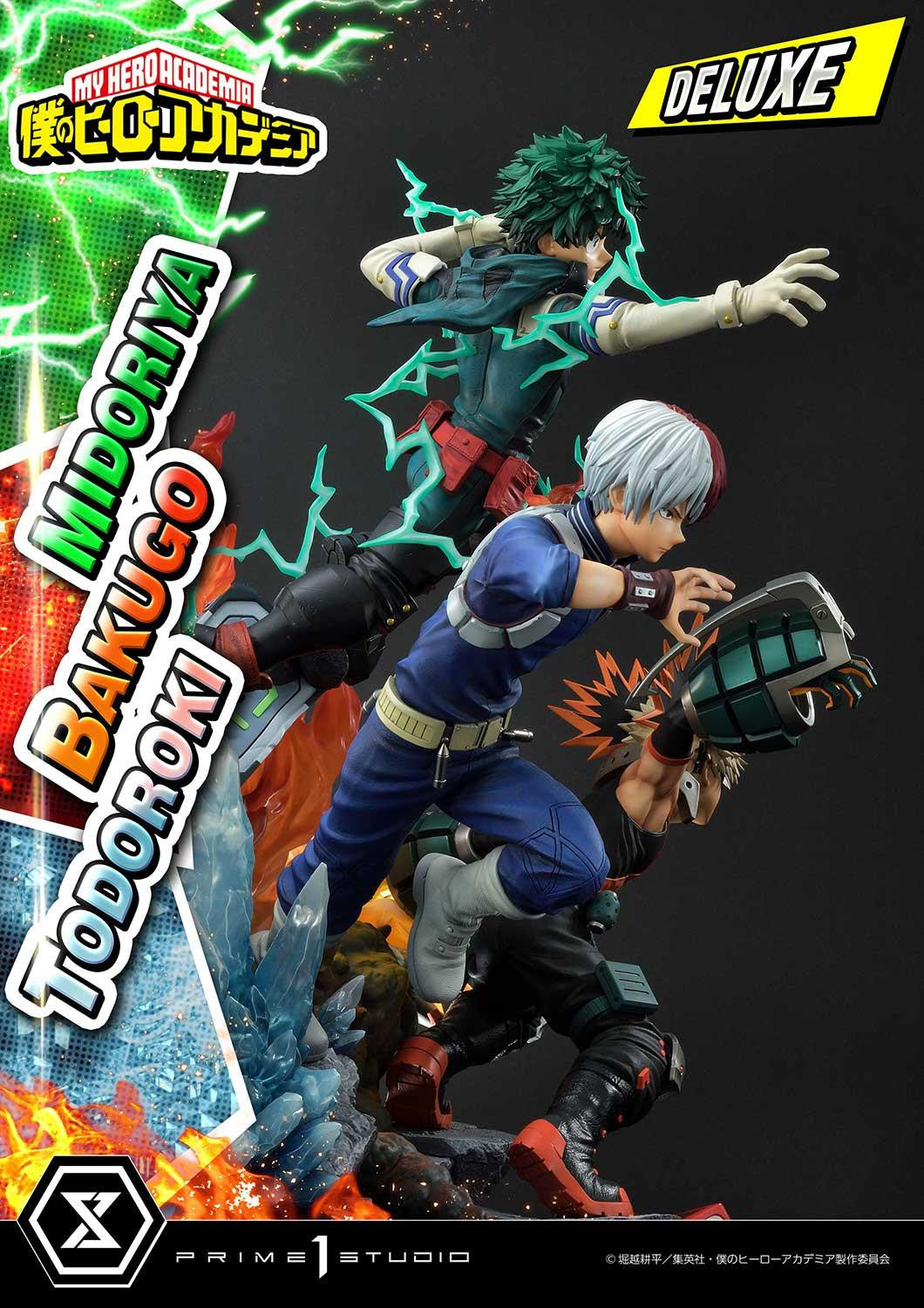 My Hero Academia Ultimate Premium Masterline - Izuku Midoriya Katsuki Bakugo and Shoto Todoroki DX Bonus Edition